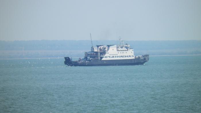Ferry across the Kerch Strait