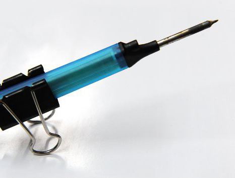 How to make a mini soldering iron battery operated
