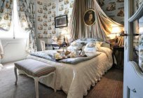 Provence-Stil im Innenraum Schlafzimmer - eine modische Lösung