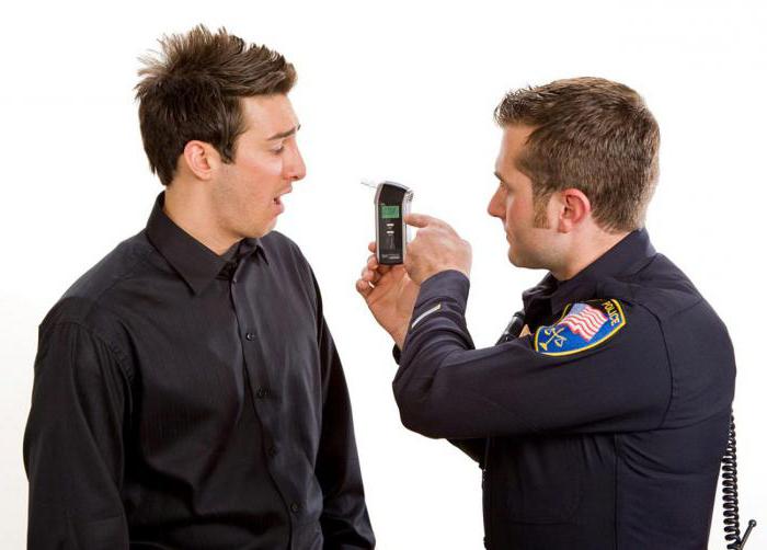 alkoholmeter verwendet Verkehrspolizei