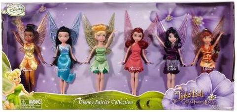set of disney fairies dolls 6