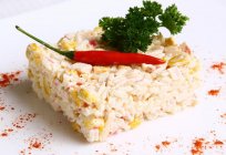 Crab salad: a classic recipe with a photo