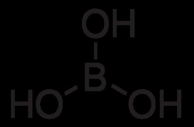 boric acid for a vegetable garden or garden application