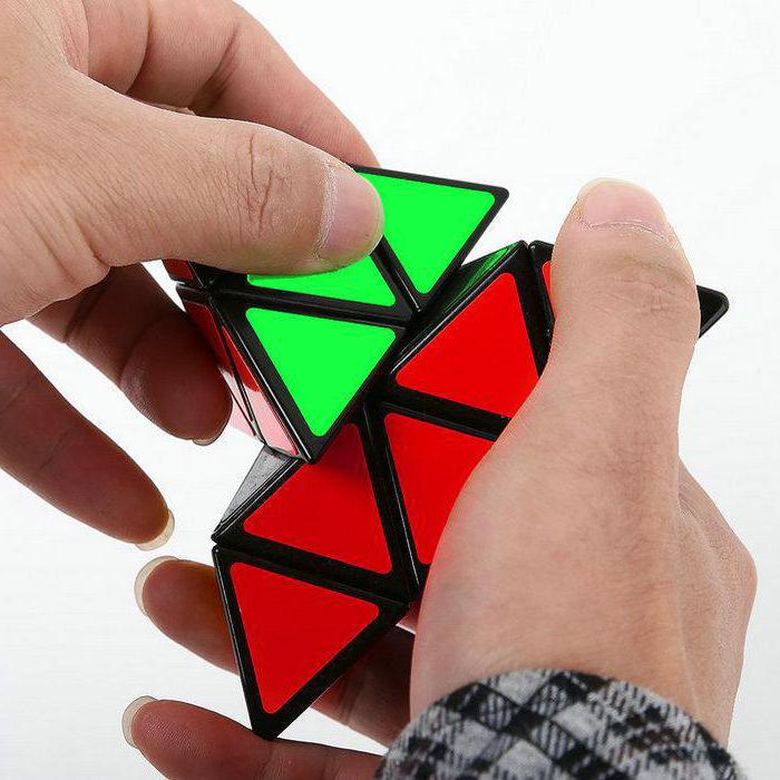 Como montar uma pirâmide de Rubik