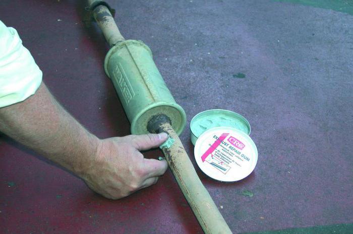 sealer for exhaust system of a vehicle abro