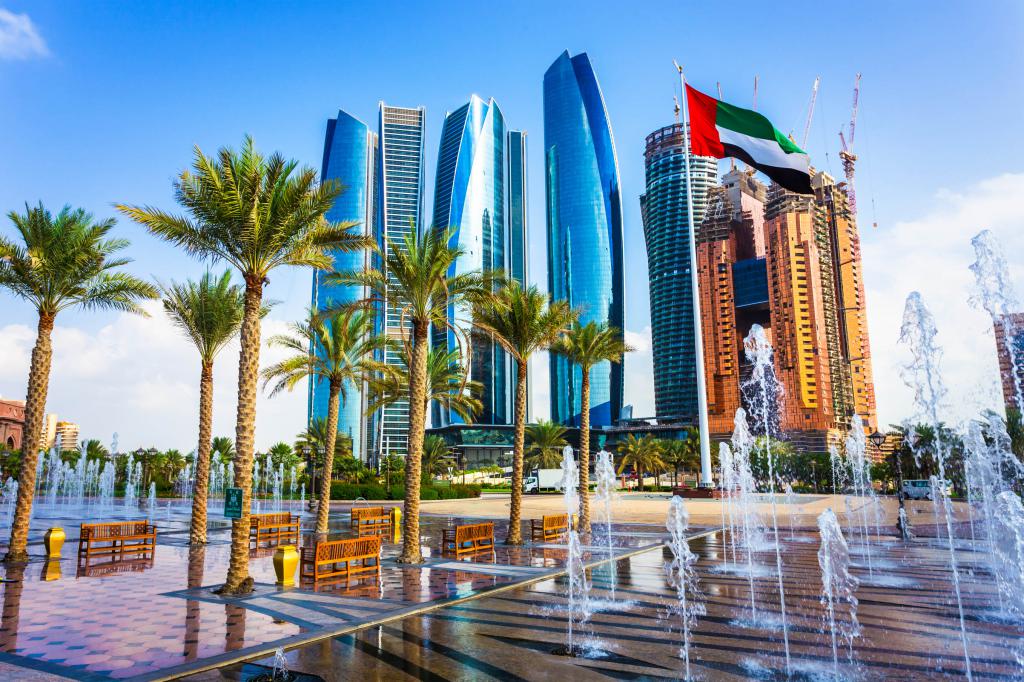 Abu Dhabi, nos emirados árabes unidos