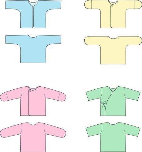 викрійка сорочки для новонародженого