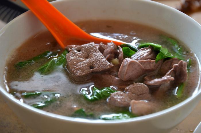 how to cook soup of chicken liver