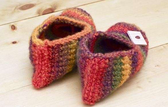 botines crochet