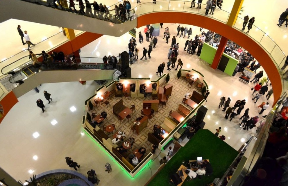 Shopping centre inside