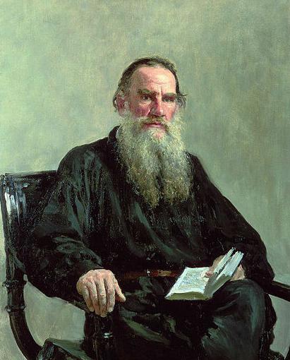 Porträt von Lew Nikolajewitsch Tolstoi