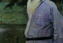 Portre Tolstoy, Leo Nikolayeviç, en büyük eseri rus resim