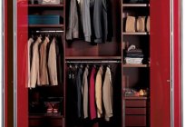 Closet with his hands: options, sizes. Dressing room. Wardrobe