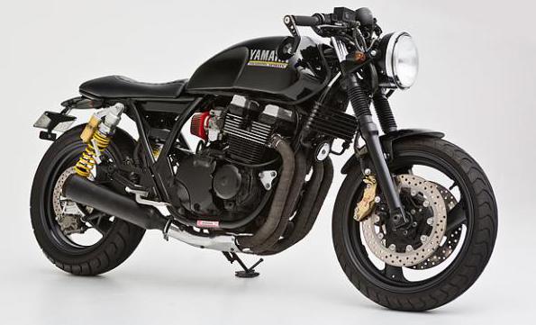 Güncelleştirilmiş bir bisiklet Yamaha XJR 400
