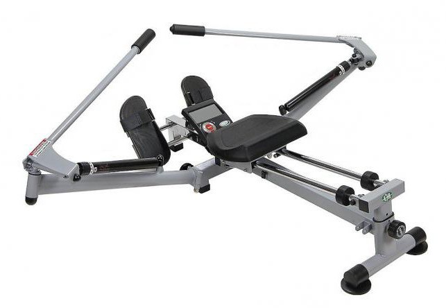 workout on the rowing machine