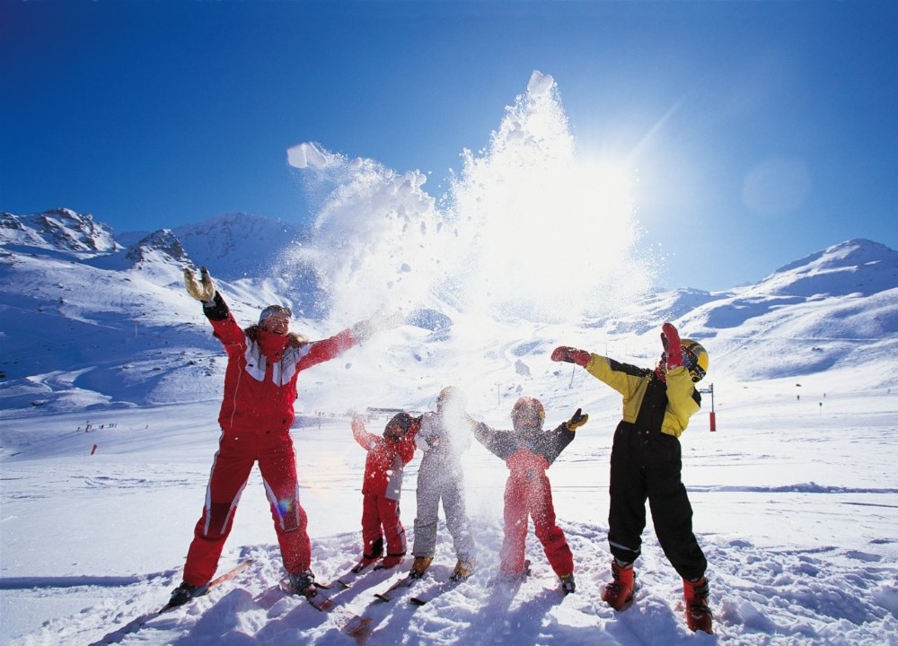 滑雪胜地的土耳其