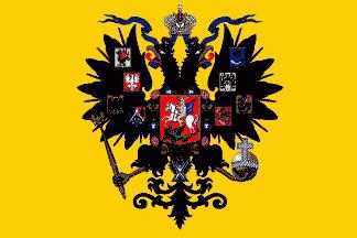 रूसी झंडा काले रंग पीला, सफेद