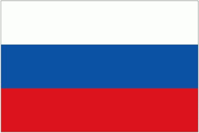 weiß schwarz gelb Flagge Russland