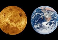Venus: diameter, atmosphere and planet's surface