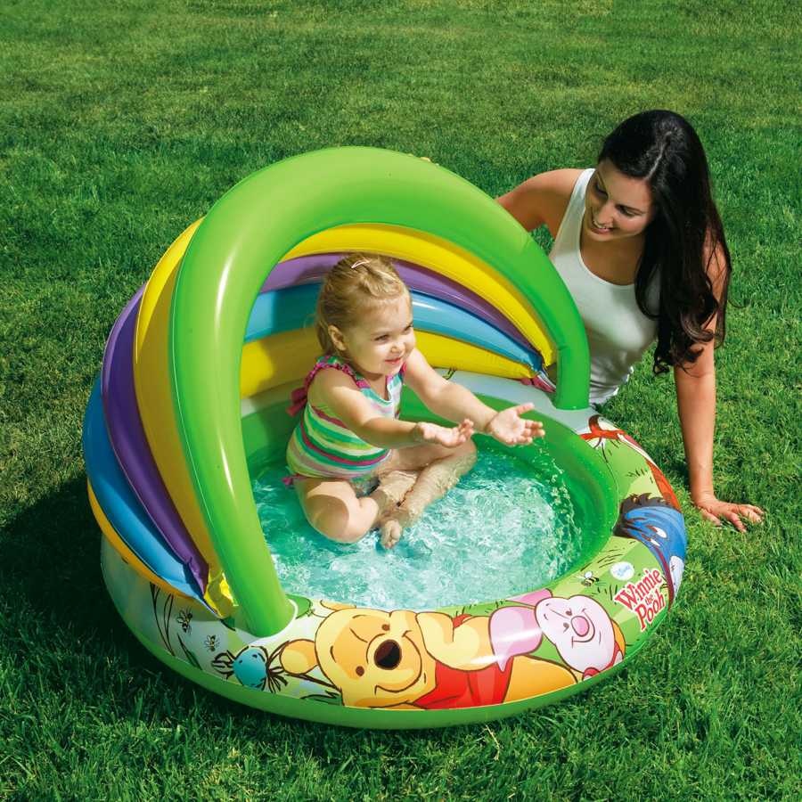 inflatable pool with roof
