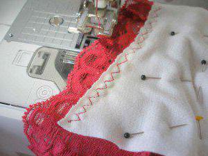 como costurar lingeries de renda