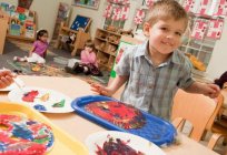 The day in preschool: charge, Breakfast, lunch, quiet time, walking, playing