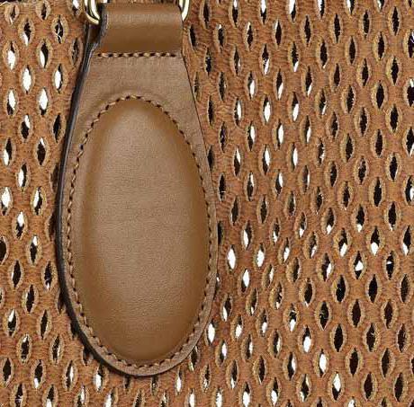 perforated leather is