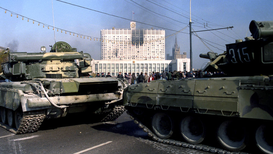 موسكو عام 1993 النار على البيت الأبيض