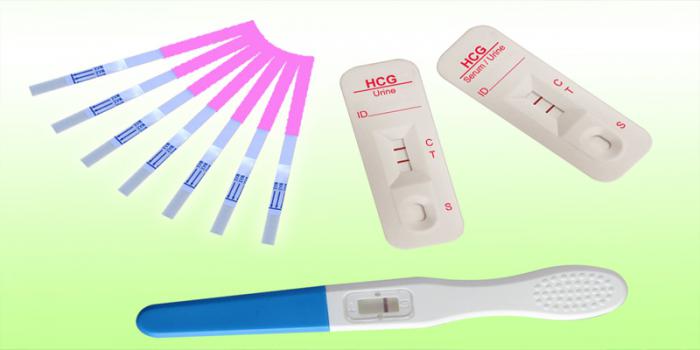 pregnancy test in the early stages of people's ways