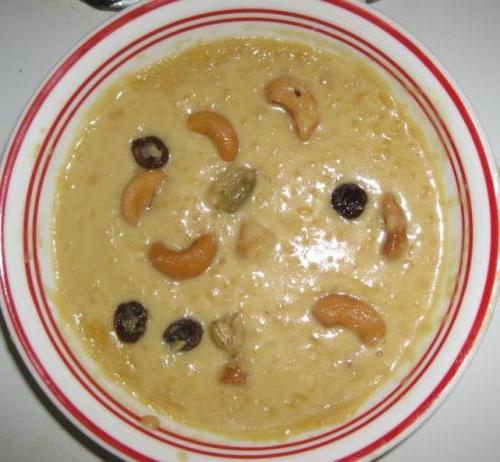 the caloric value of millet porridge on the water