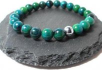 The stone is chrysocolla from alcoholism. Magic and medical properties of stones