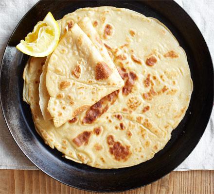 tortitas de leche huevos harina azúcar