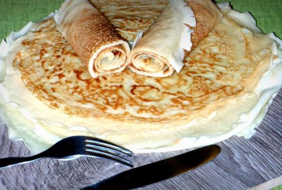 pancakes soda milk eggs flour