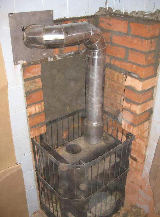 how to install stove with a brick