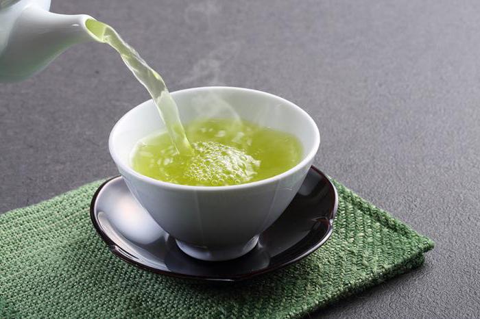 in der Nacht können Sie grünen Tee trinken