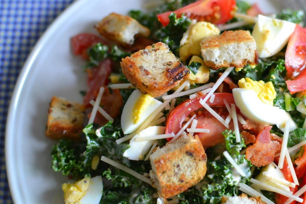 Caesar Salat mit Speck
