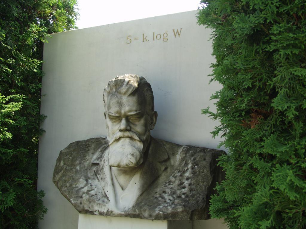 das Grab des Ludwig Boltzmann