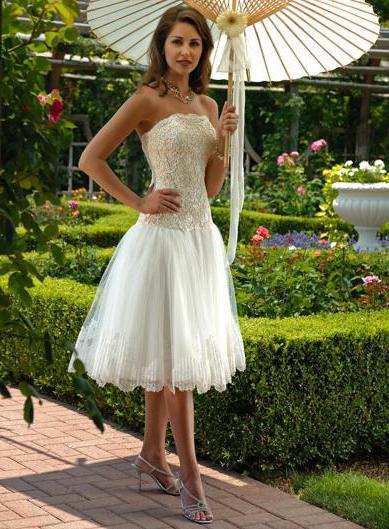 krótkie koronkowe suknie ślubne zdjęcia