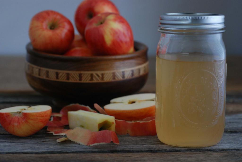 uma receita simples de vinagre de maçã