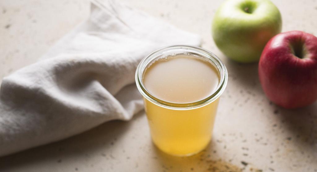 la receta de vinagre de sidra de manzana en casa