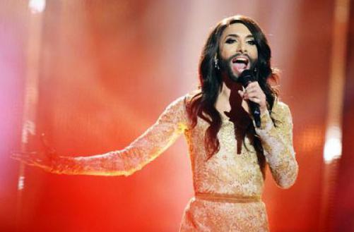 woman with beard at Eurovision