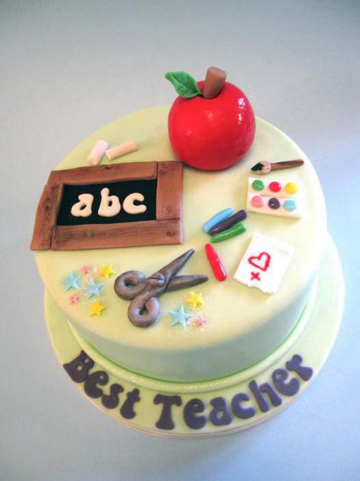 cake for teacher's day from postmark