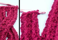 O volumoso padrões de crochê: uma descrição e o esquema de