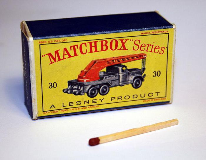 the size of a matchbox standard