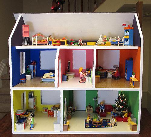 Cómo construir una casa de muñecas?