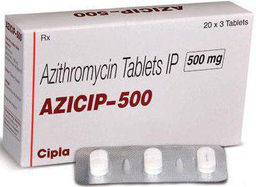 Azithromycin उपयोग के निर्देश कैप्सूल