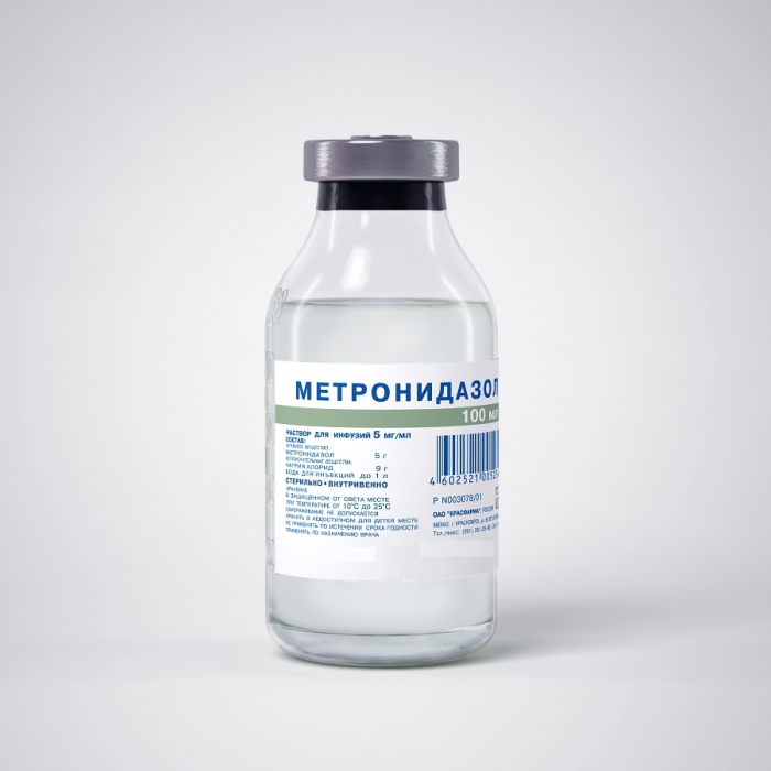 Metronidazole solution for infusion