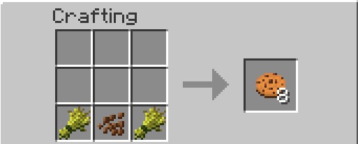 how to craft cookies in minecraft