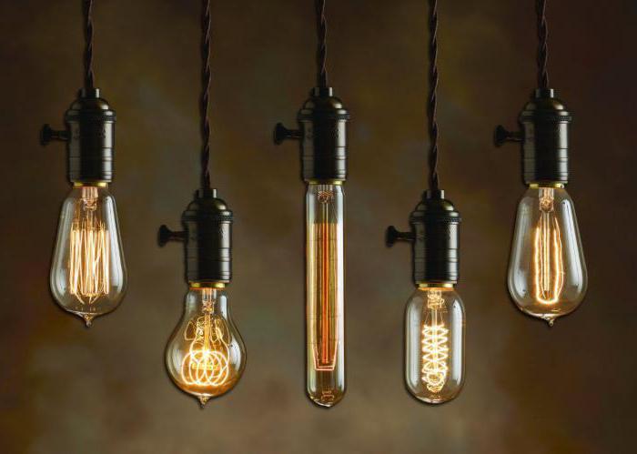 Edison light bulb photo