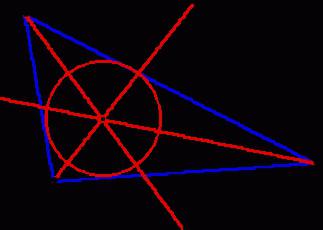 Lado тупоугольного triângulo